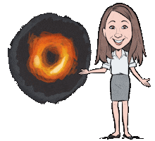 Black Hole Astronomy Sticker
