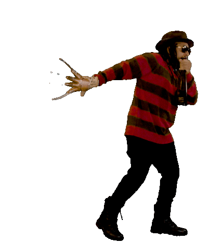 Freddy Krueger Halloween Sticker by Lil Jon