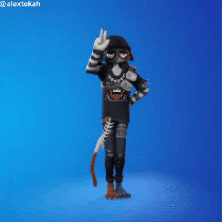 Fortnite Emote Furry Girl GIF