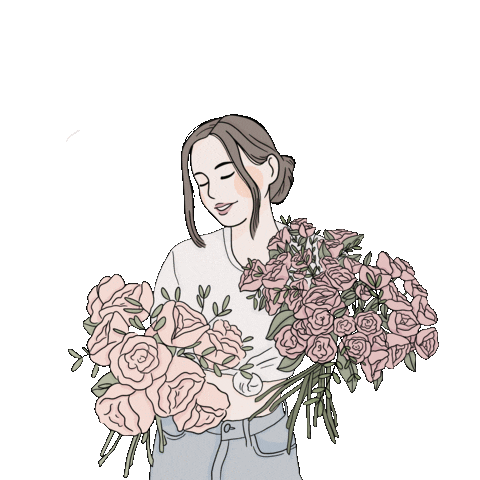 Girl Sticker