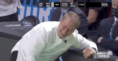 Shocked No Way GIF by NCAA March Madness