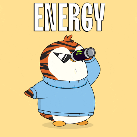 Tired Red Bull GIF by Pudgy Penguins