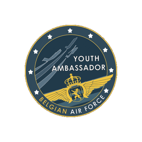 Youth Ambassador Sticker by Belgian Air Force