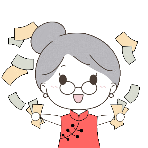 Happy Chinese New Year Sticker by Ohhgranny