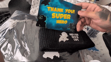Super Hero Thank You GIF by SuperVictor