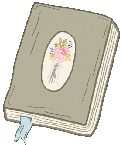 Book Journal Sticker by littleevergreenco