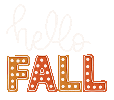 Hello Fall Sticker