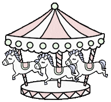 Merry Go Round Fun Sticker by The Family Circle