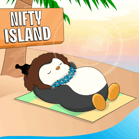 Summer Relaxing GIF by Pudgy Penguins