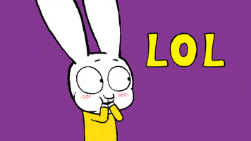 Happy Laughing Out Loud GIF by Simon Super Rabbit