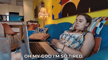 Tired Go To Sleep GIF by HannahWitton