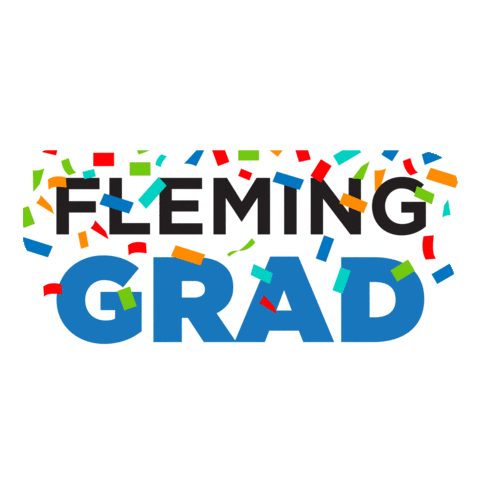 Fleminggrad Sticker by Fleming College