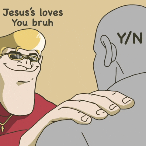 Jesus Loves You Chad GIF