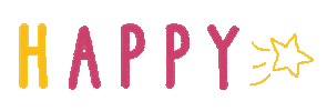 Happy Star Sticker by Papillette Concept Store