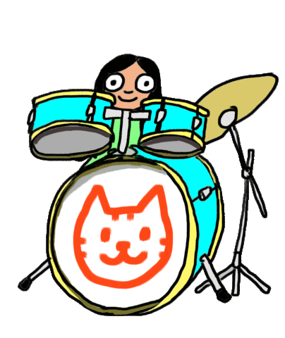 Drummer Drumming Sticker by K-Fai Steele