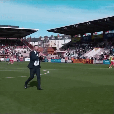 officialbwfc celebration fist pump exeter wanderers GIF