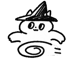 Magic Broom Sticker