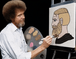 Crypto Painting GIF by Based Chad