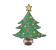 Christmas Tree Sticker by yashassegawa