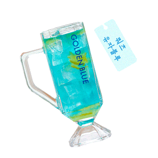 Quartz Highball Sticker by golden blue