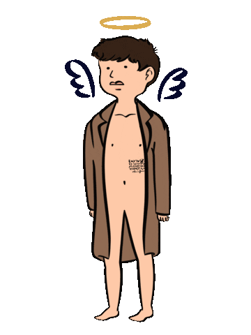 Angel Coat Sticker