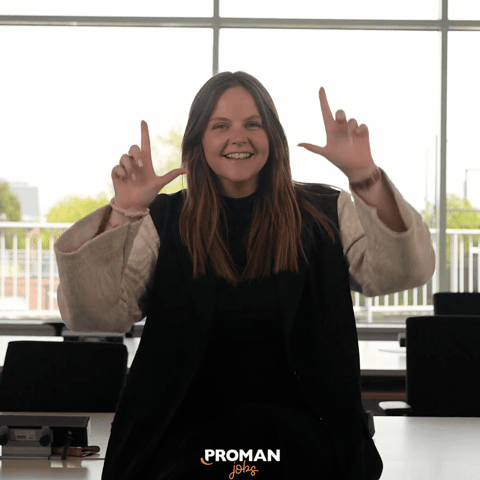 Happy Girl GIF by PROMAN Jobs