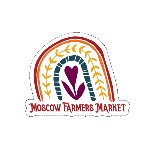 Rainbow Sticker by MoscowFarmersMarket