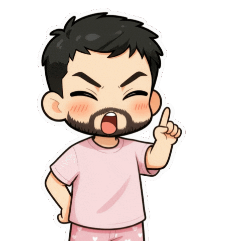 Hands Up Happy Boy Sticker