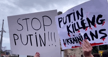 Protest Putin GIF by GIPHY News