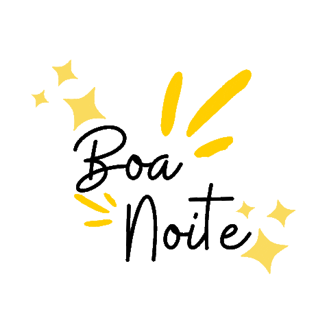 Boa Noite Sparkle Sticker