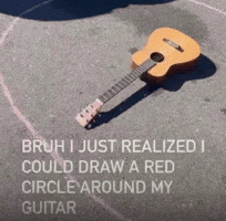 Red Circle Guitar GIF