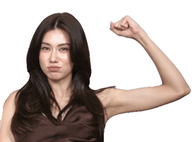 Muscle Flexing Sticker