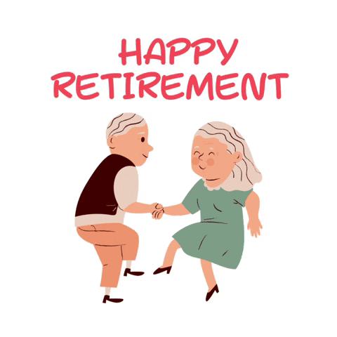 Congratulations Retire GIF by Bells and Wishes