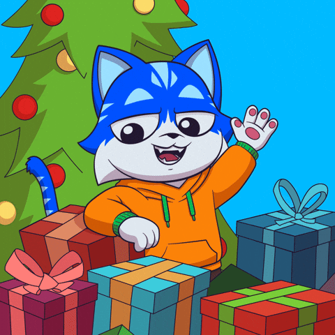 Happy Merry Christmas GIF by Toshithecat
