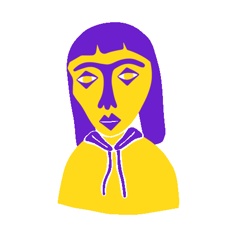 Violet Sticker