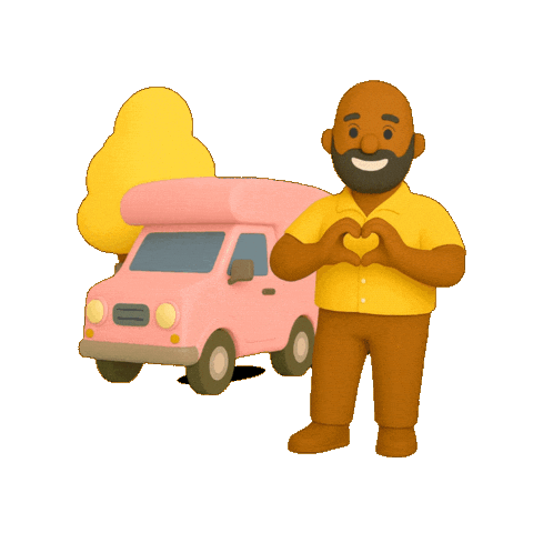 Happy Pink Sticker by CARS (Charitable Adult Rides & Services)