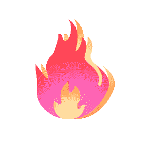 Fire Sticker by DoinGud