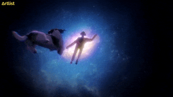 Floating Deep Space GIF by Artlist