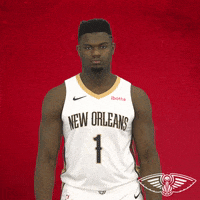 Flexing Zion Williamson GIF by New Orleans Pelicans
