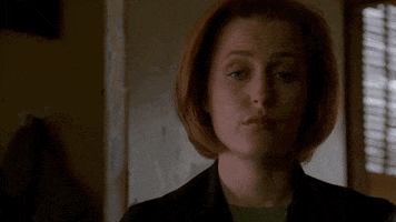 the x files frustrated facepalm gillian anderson dana scully