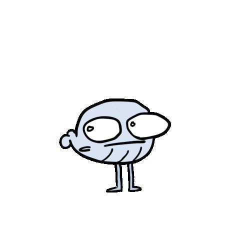 Nervous Uh Oh Sticker