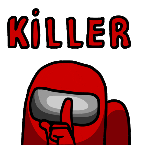 Killer Impostor Sticker For Ios Android Giphy Red is one of the colors in among us that players can select and customize. killer impostor sticker for ios