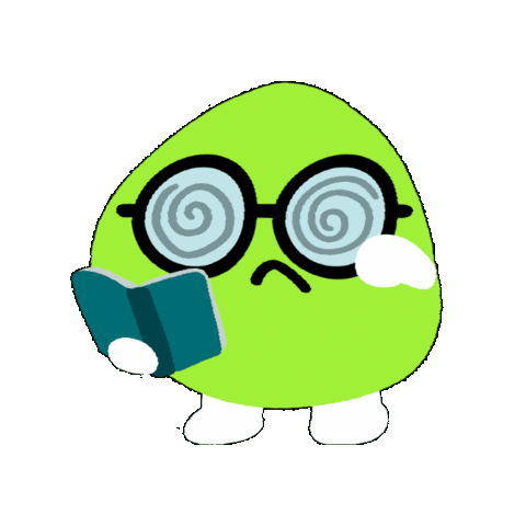 Bookworm Sticker