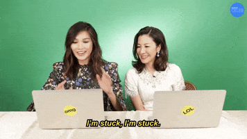Wait A Second Michelle Yeoh GIF by BuzzFeed