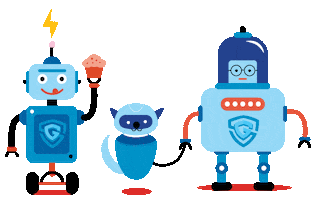 Friends Coding Sticker by The Geek Academy