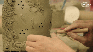 Dab Inject GIF by The Great Pottery Throw Down