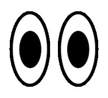 Eyes Looking Around Sticker