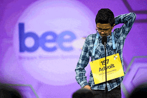 Spelling Bee No GIF by Scripps National Spelling Bee