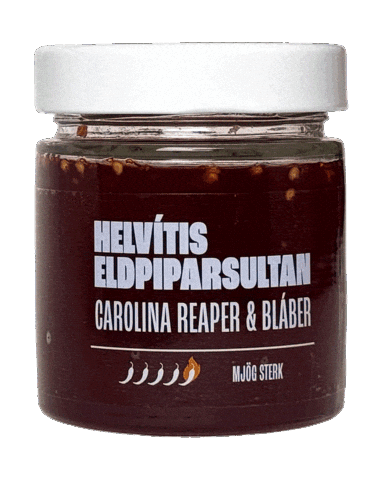 Carolina Reaper Sulta Sticker by Helvitis