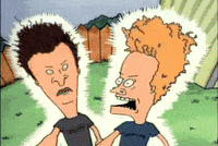Shocked Beavis And Butthead GIF